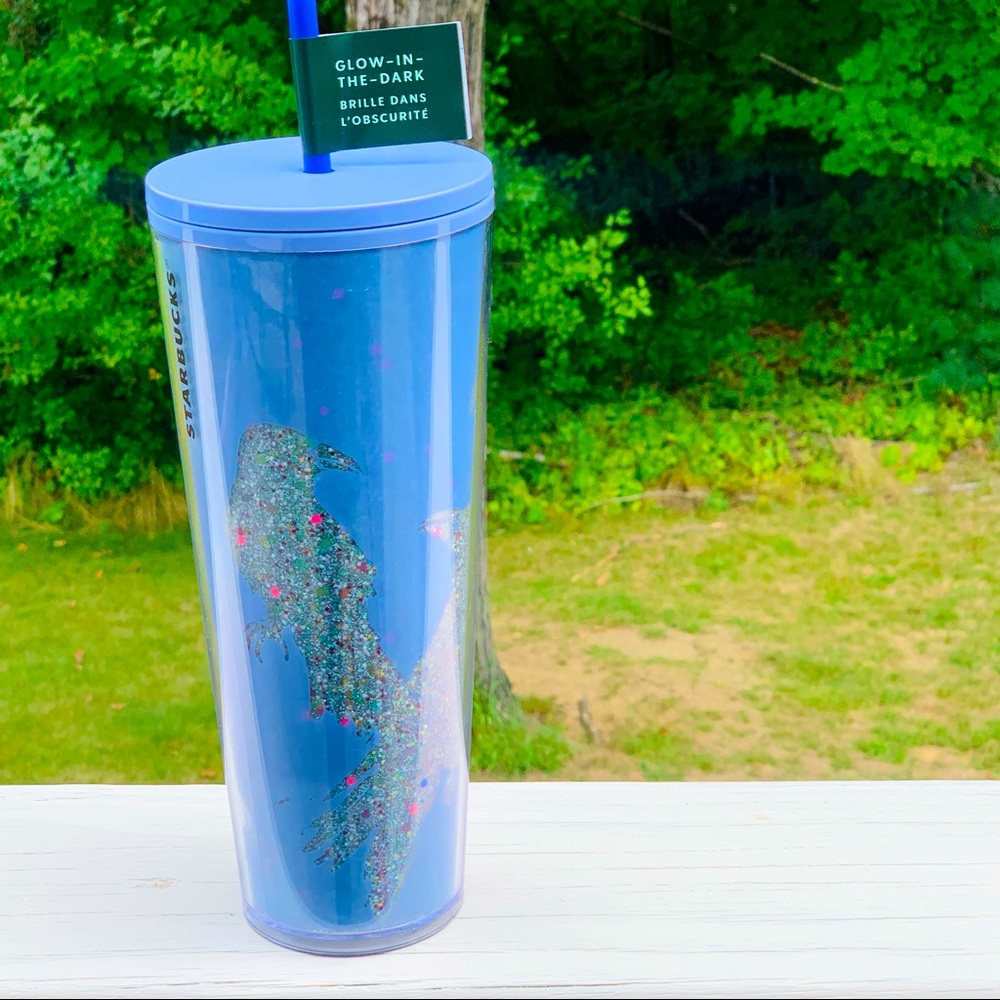 Starbucks GITD periwinkle raven 24 oz venti tumbler